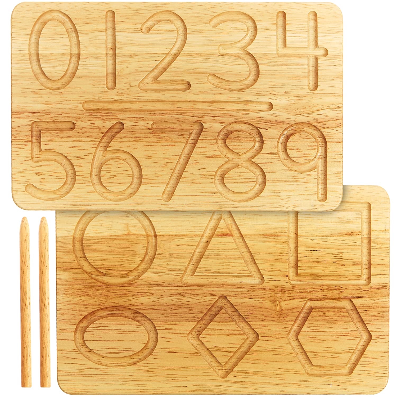 Amazon Montessori amp Me Wood Number Tracing Board Montessori 