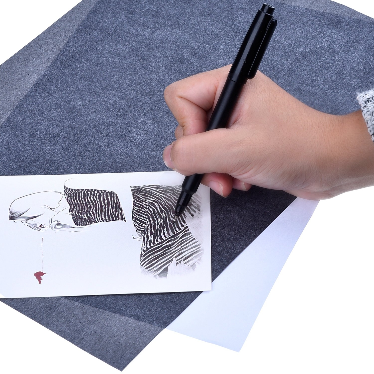 Amazon Outus 30 Pack Carbon Papers For Tracing Graphite 
