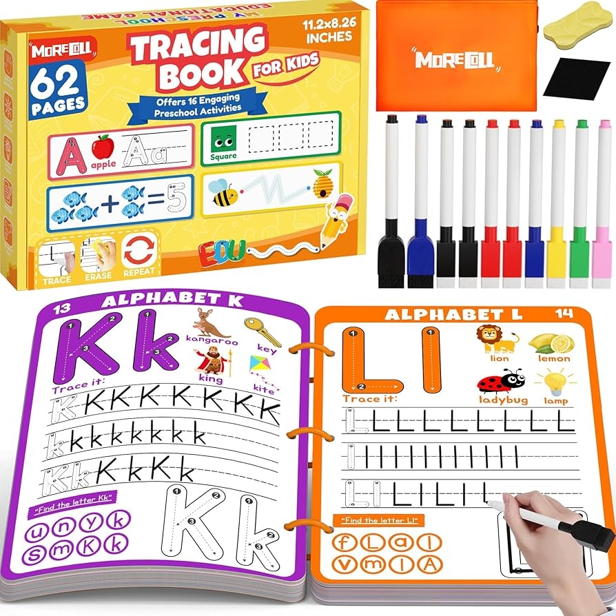 Amazon Preschool Learning Activities Educational Workbook 62 