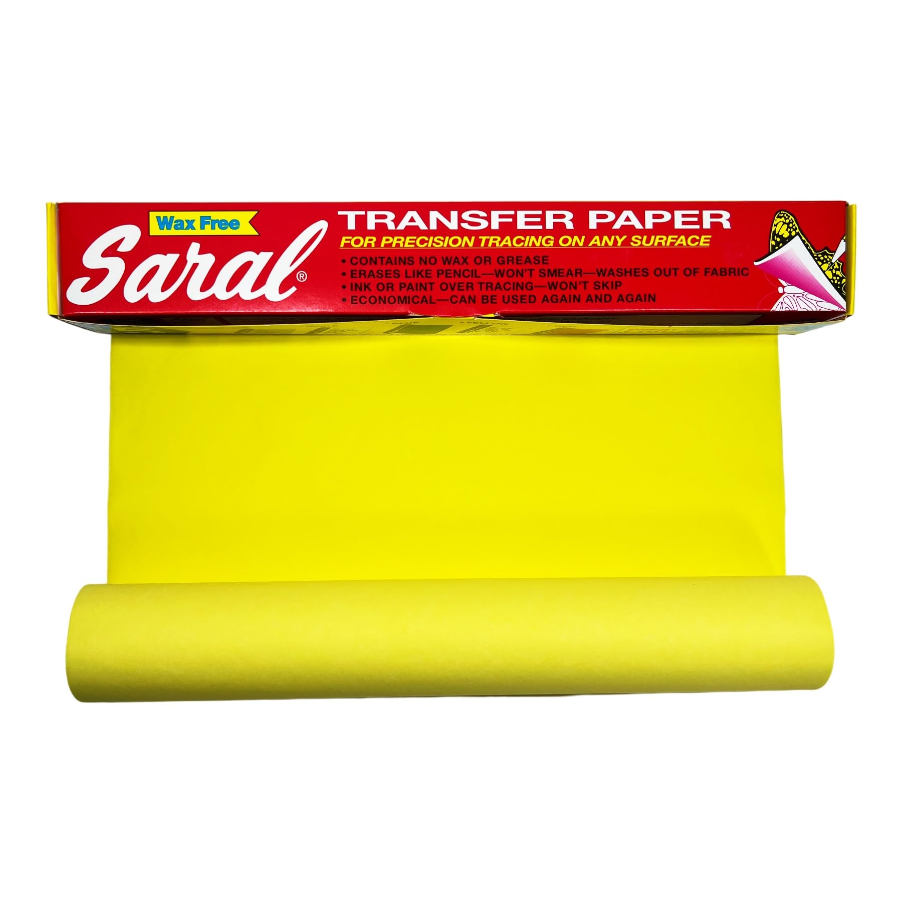 Amazon Saral Paper Corp Wax Free Transfer Paper Yellow 12 