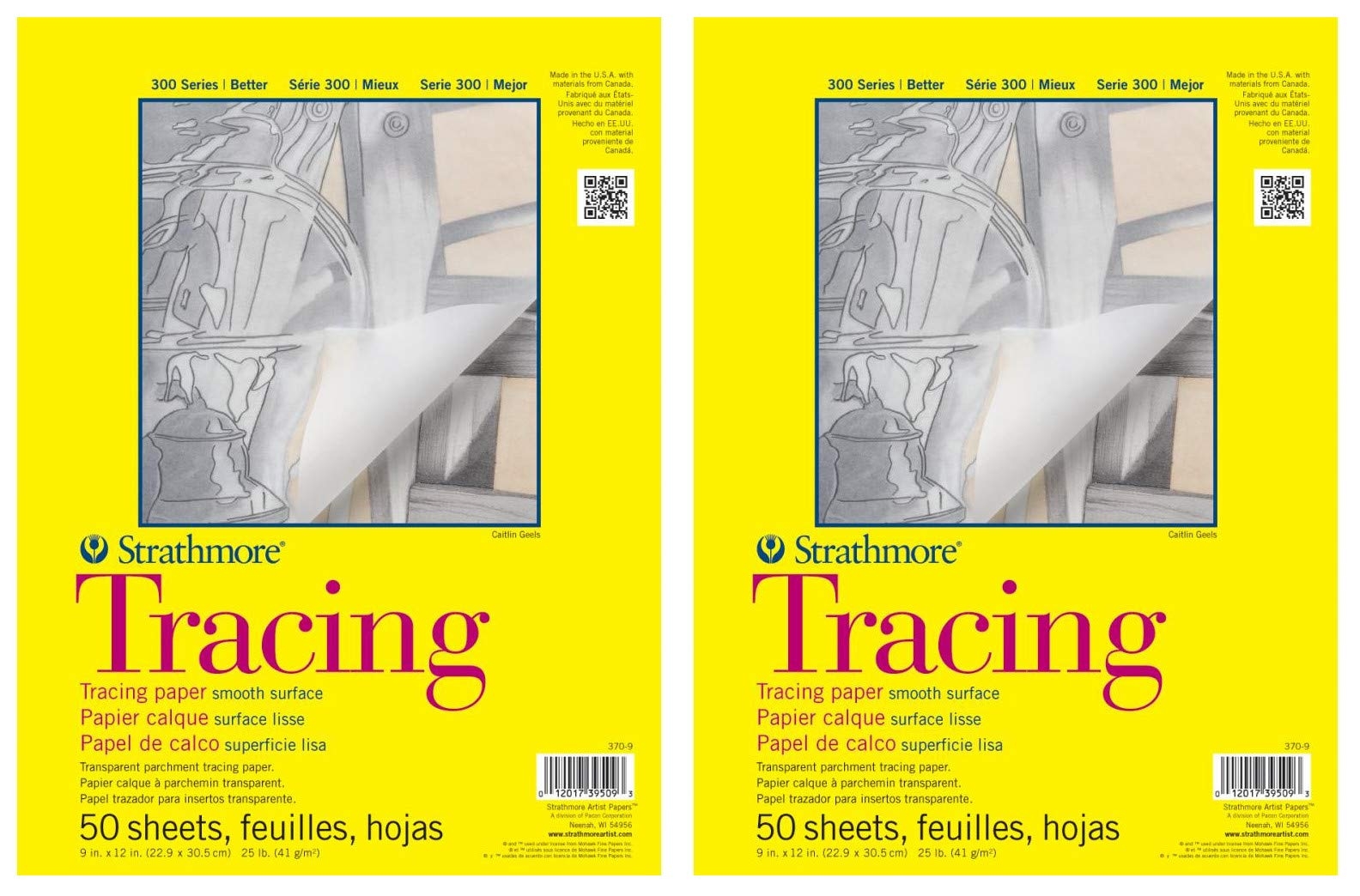 Amazon Strathmore Tracing Paper Pad 9x12 50 Sheets