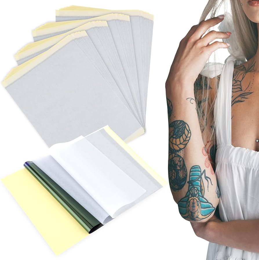 Aster 25 PCS Tattoo Tracing Transfer Paper 4 Layers Tatt Stencil 