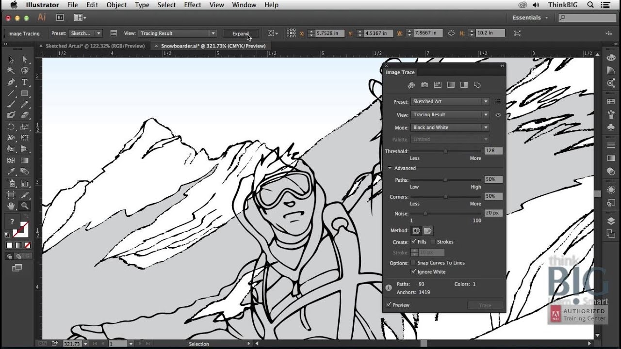 Automatically Tracing Images In Adobe Illustrator