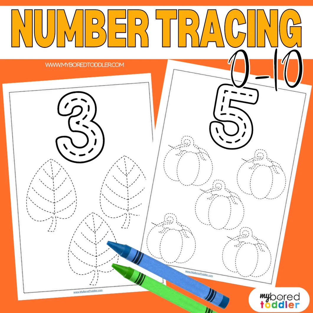 Autumn Fall Number Tracing Sheets 0 10 Full Page Black And White Autumn Fall Number Tracing Sheets 0 10 Full Page Black And White