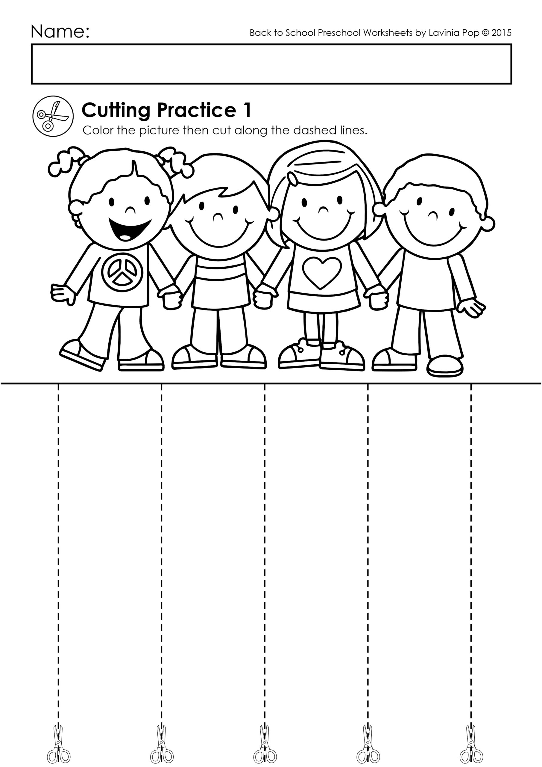 Back To School Pre Writing Skills For Preschool