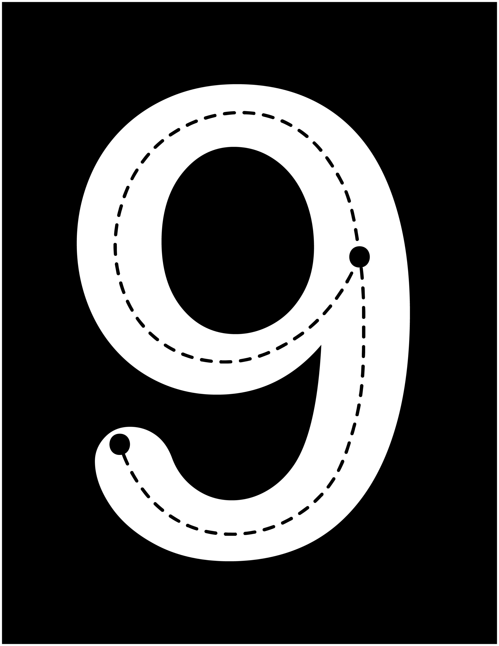 Back To School Tracing Large Numbers 1 20 With Black Worksheets 