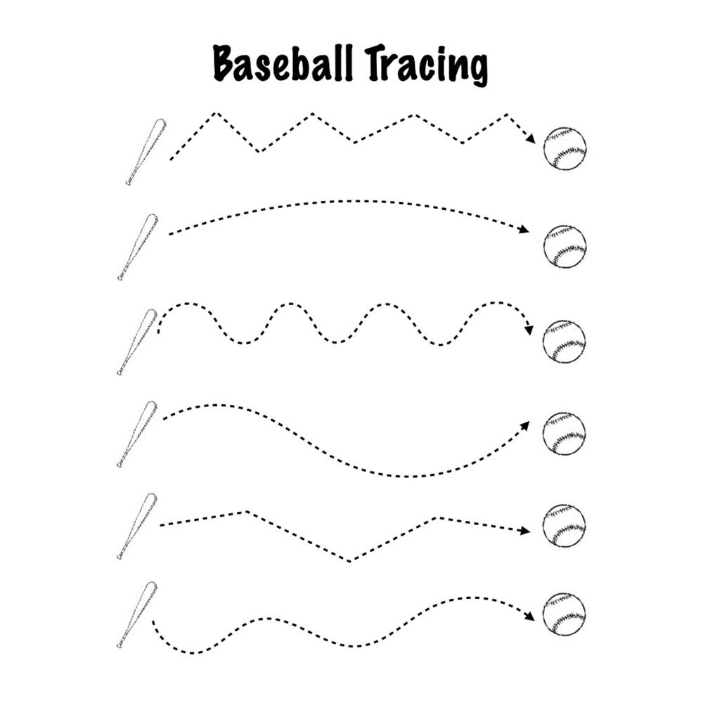 Baseball Tracing Ambiki