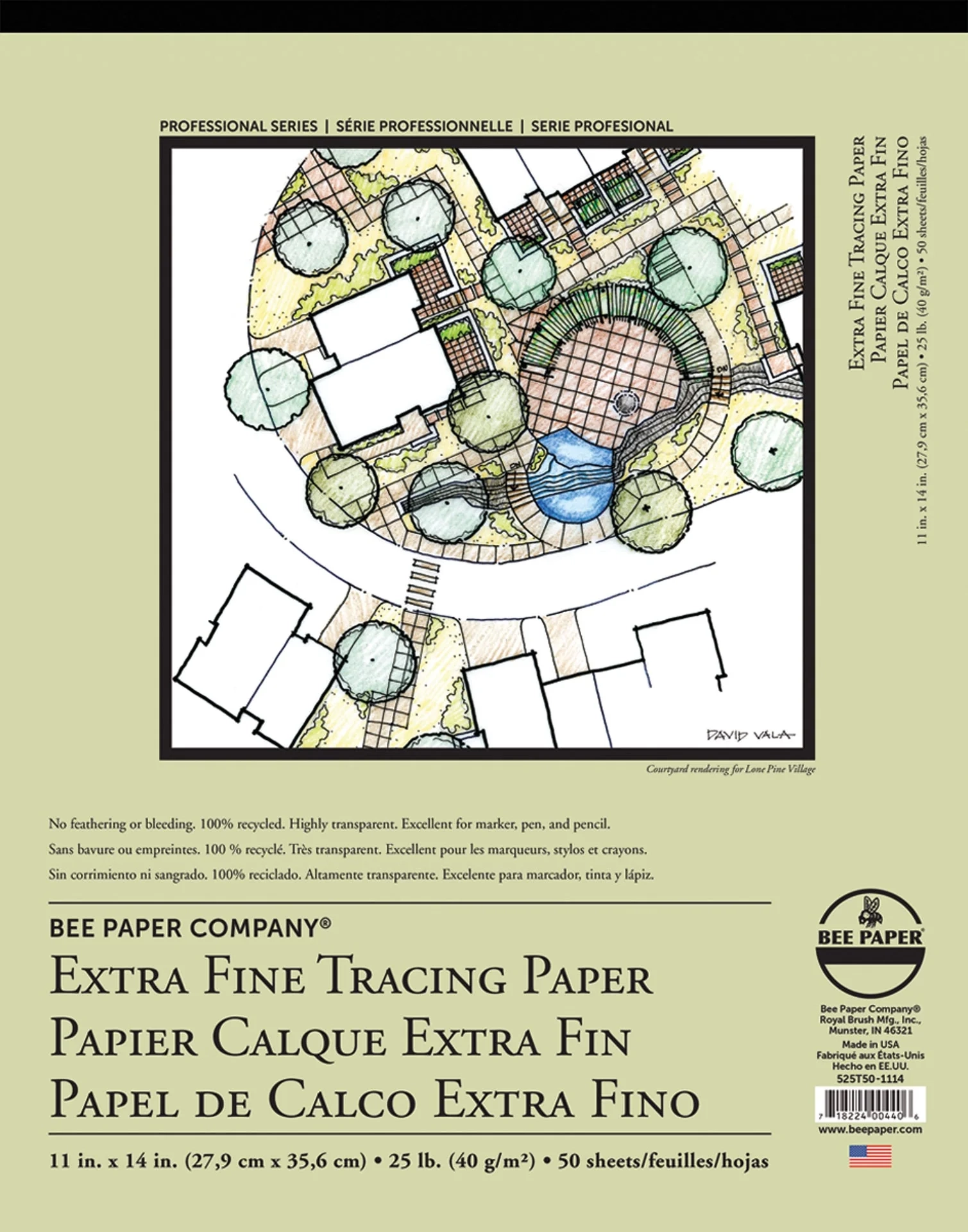 BEE 525 Series Bleed Proof Extra Fine Trace Paper