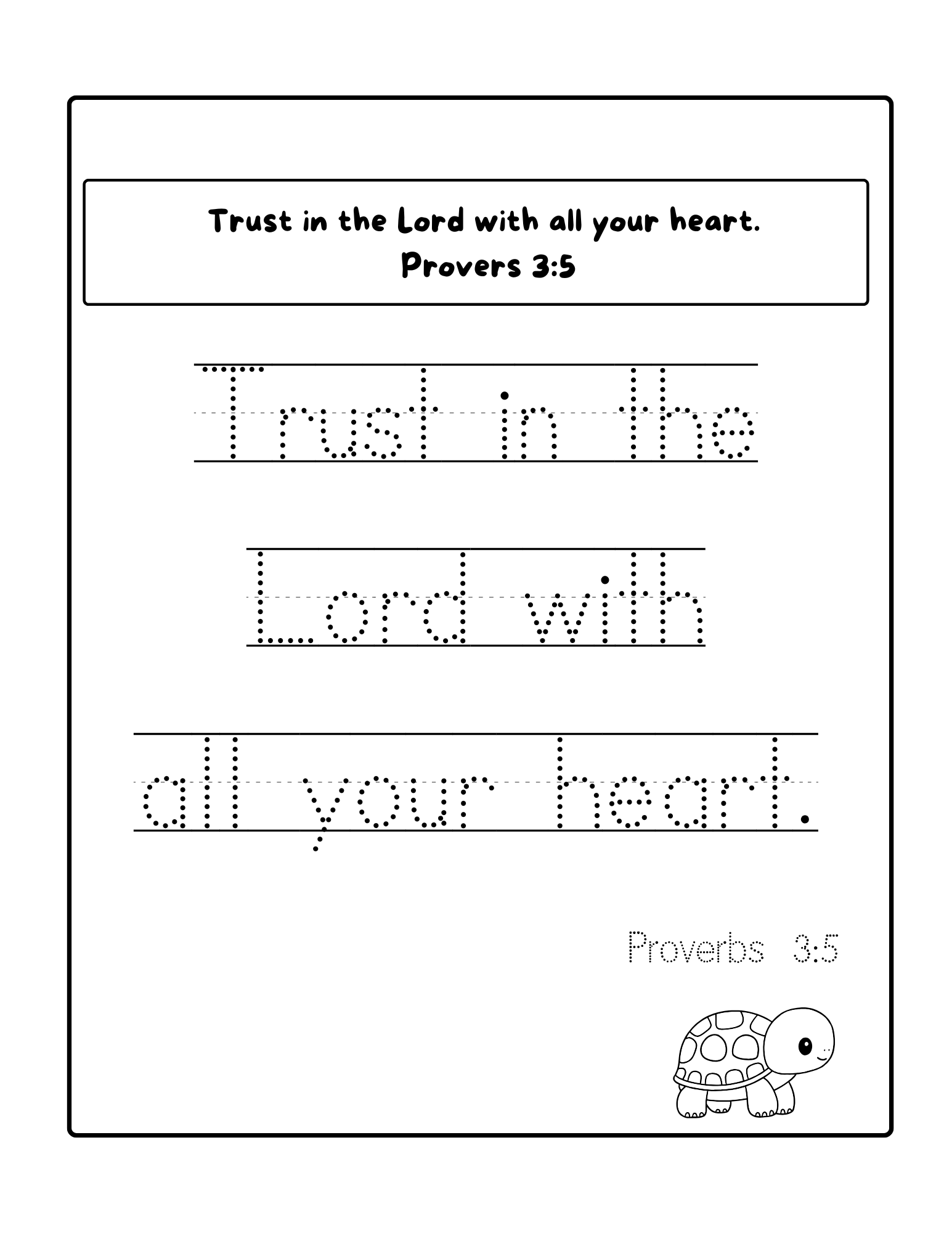 Bible Verses Tracing In Print Made By Teachers Bible Verses Tracing In Print Made By Teachers