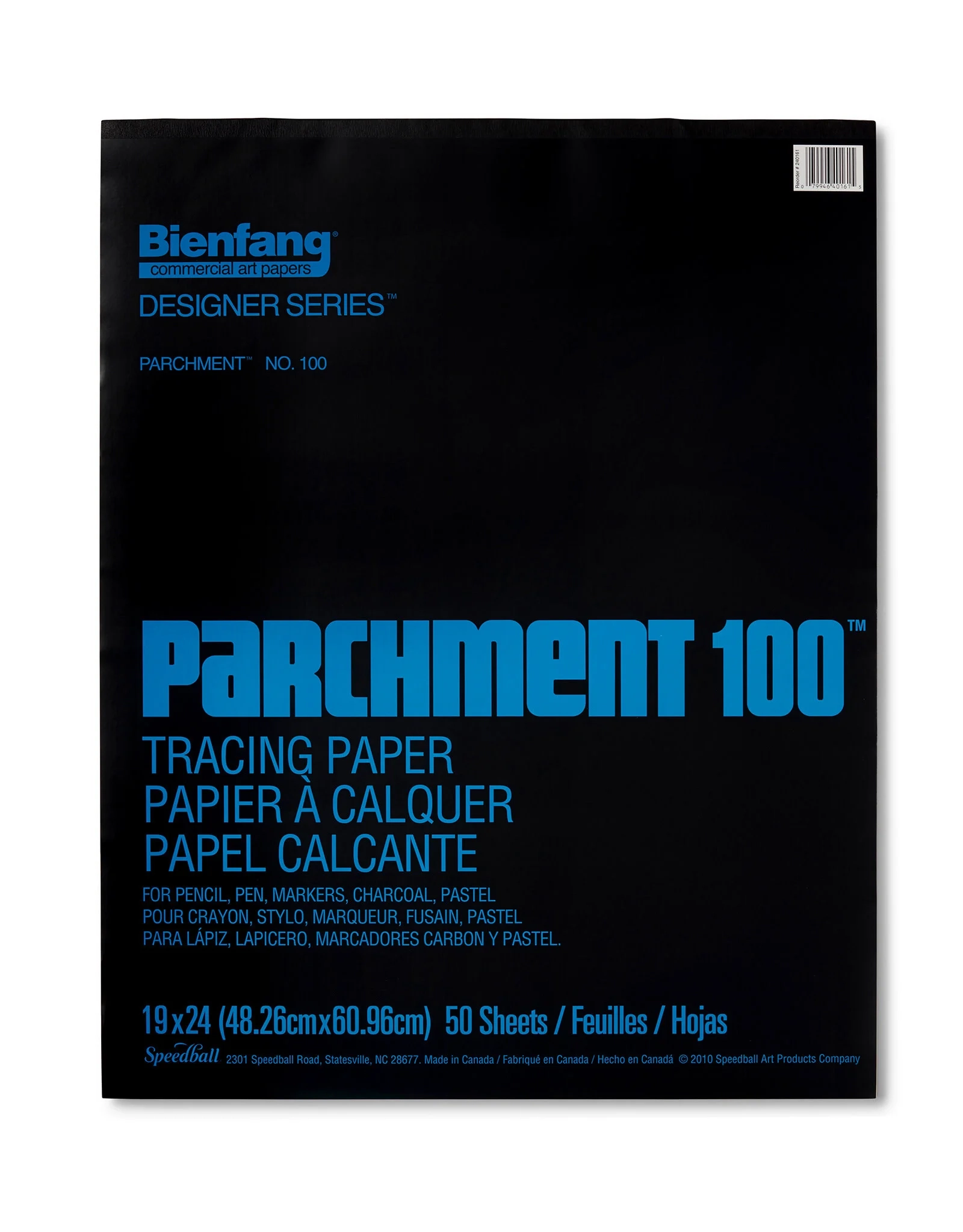 Bienfang Parchment Tracing Paper 50 Sheets 19 X 24 The Art 