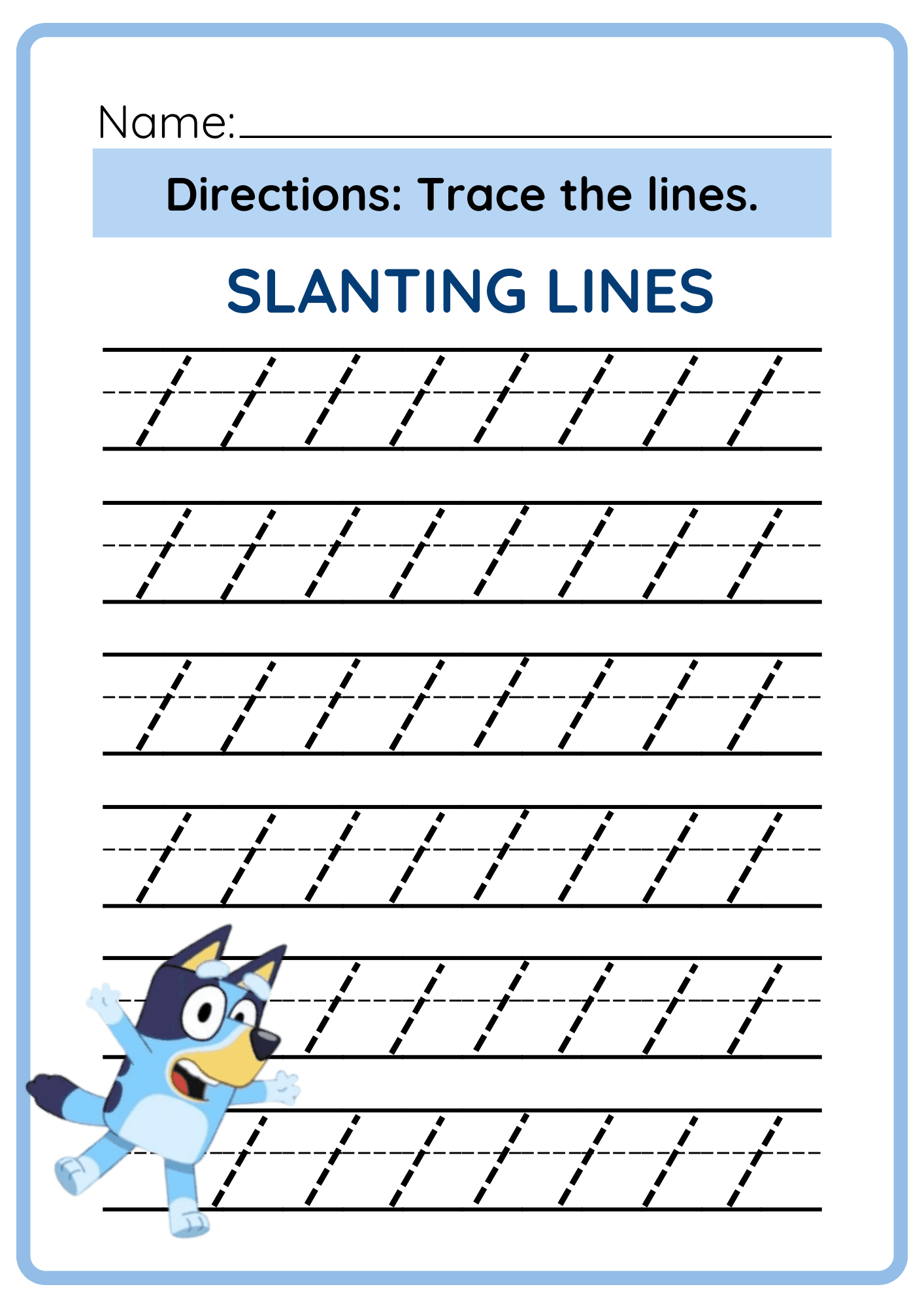 Bluey Ultimate Tracing Book By Elbornph Raket PH