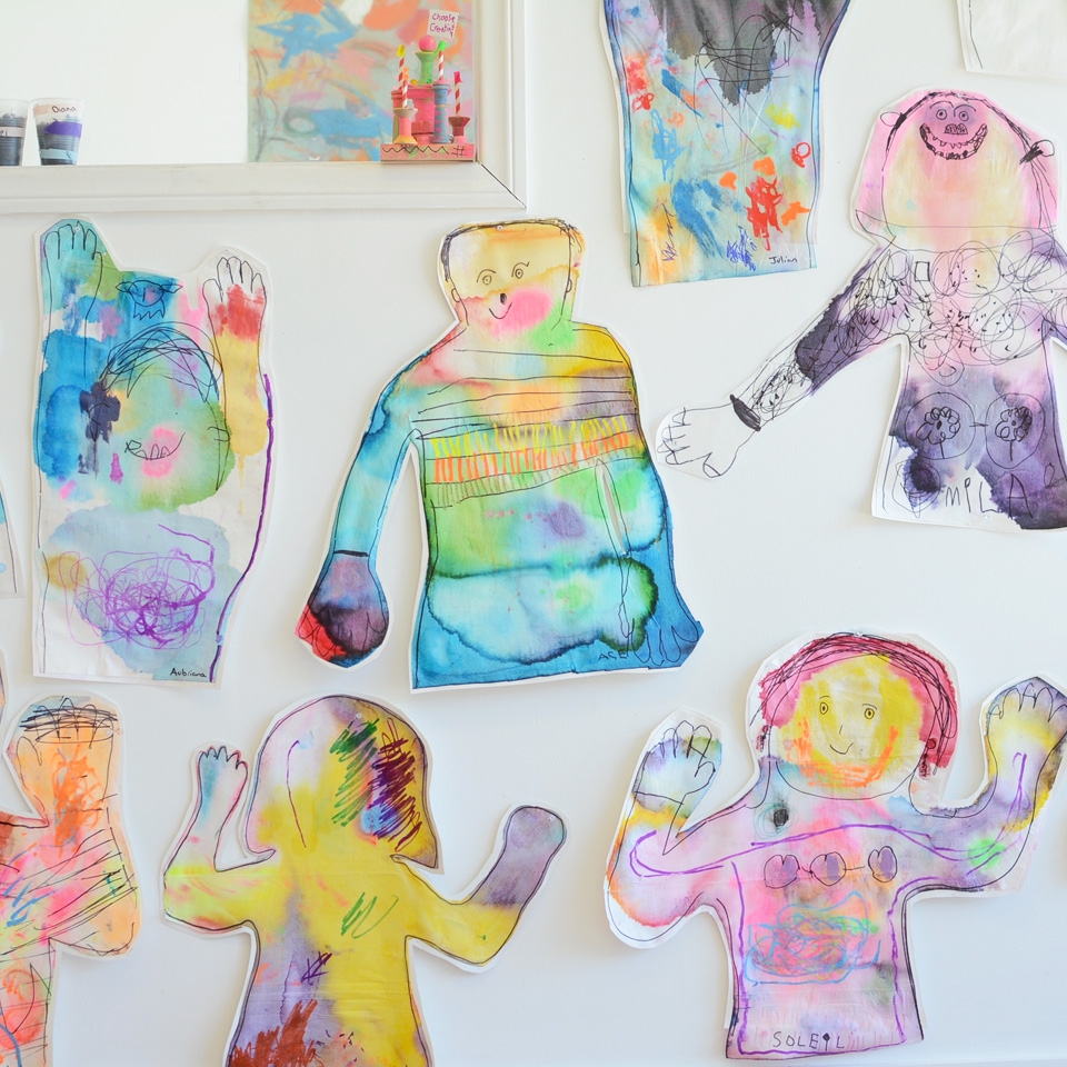Body Tracing Self Portraits For Kids Meri Cherry