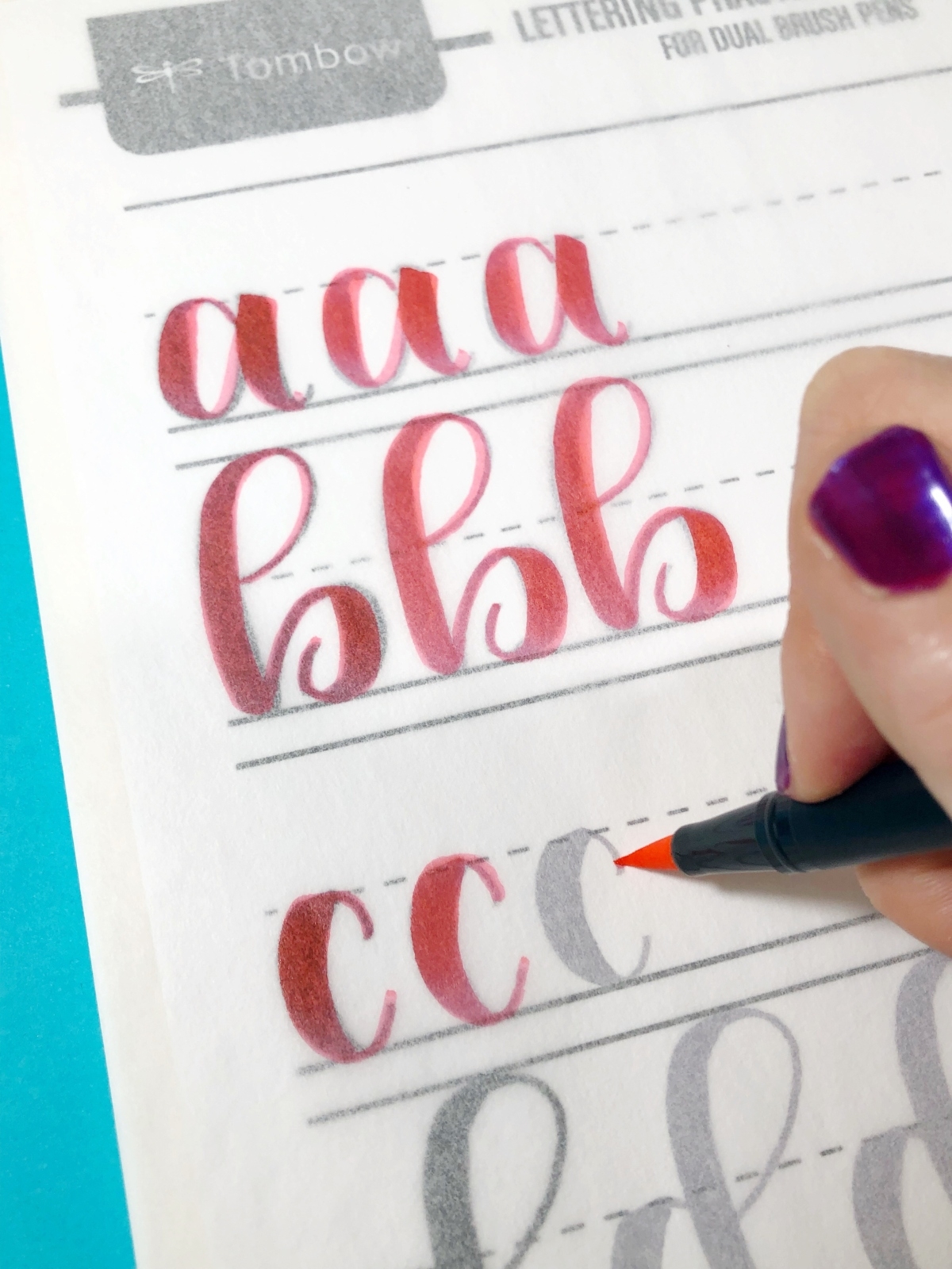 Building Lettering Confidence With Tombow And Tracing Paper 
