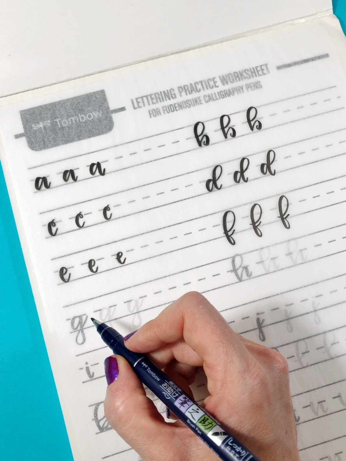 Building Lettering Confidence With Tombow And Tracing Paper 