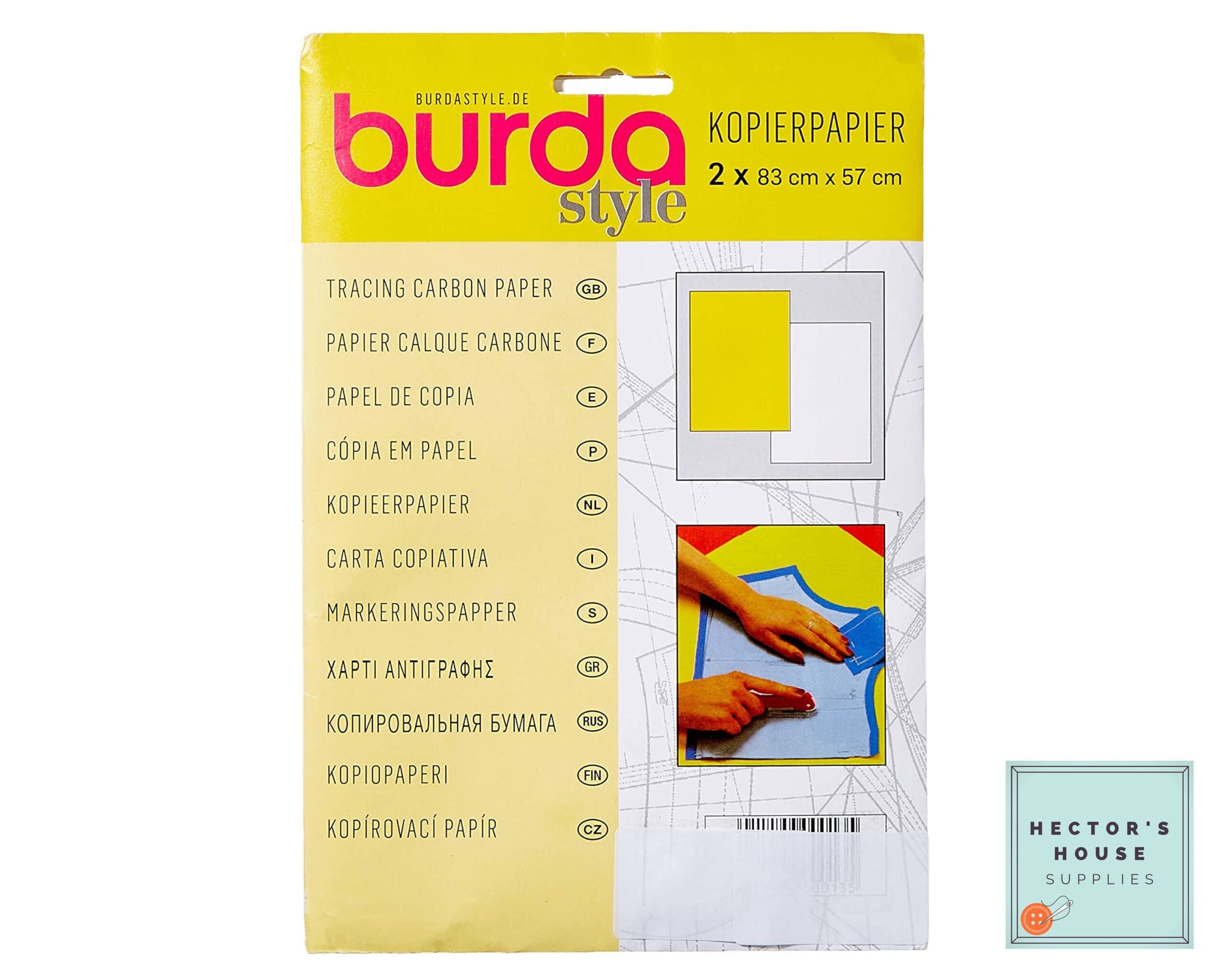 Burda Carbon Paper For Dressmakers Tracing Paper For Sewing 