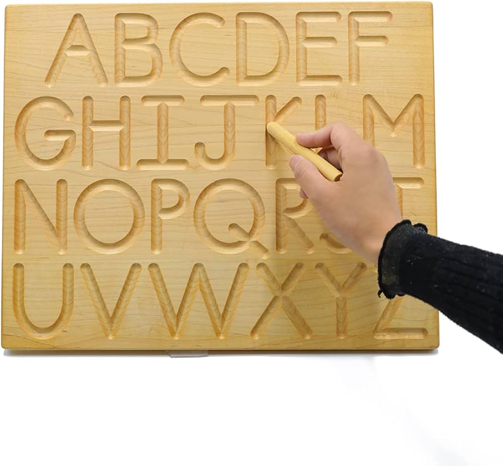 Buy Alphabet Tracing Board AtoZ Letter Educational Slate Writing Learning Board Game Writing Board Alphabet amp Number Tracing Educational Slate 