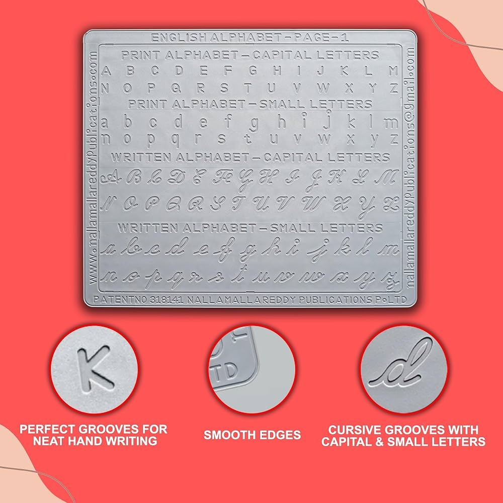 Buy English Alphabet Slate With Total Letters In Grooves In 1 