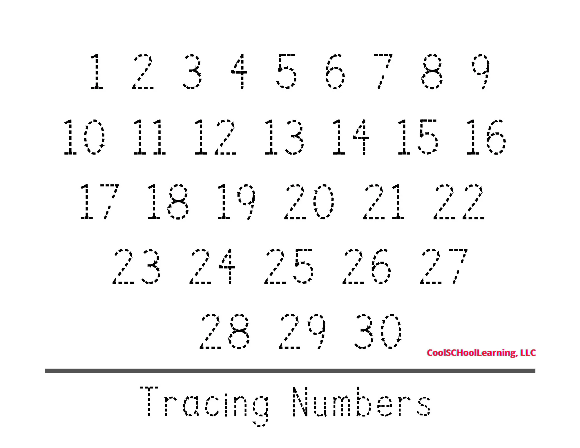 Buy Tracing Numbers Printable 1 100 Worksheet For Kids 
