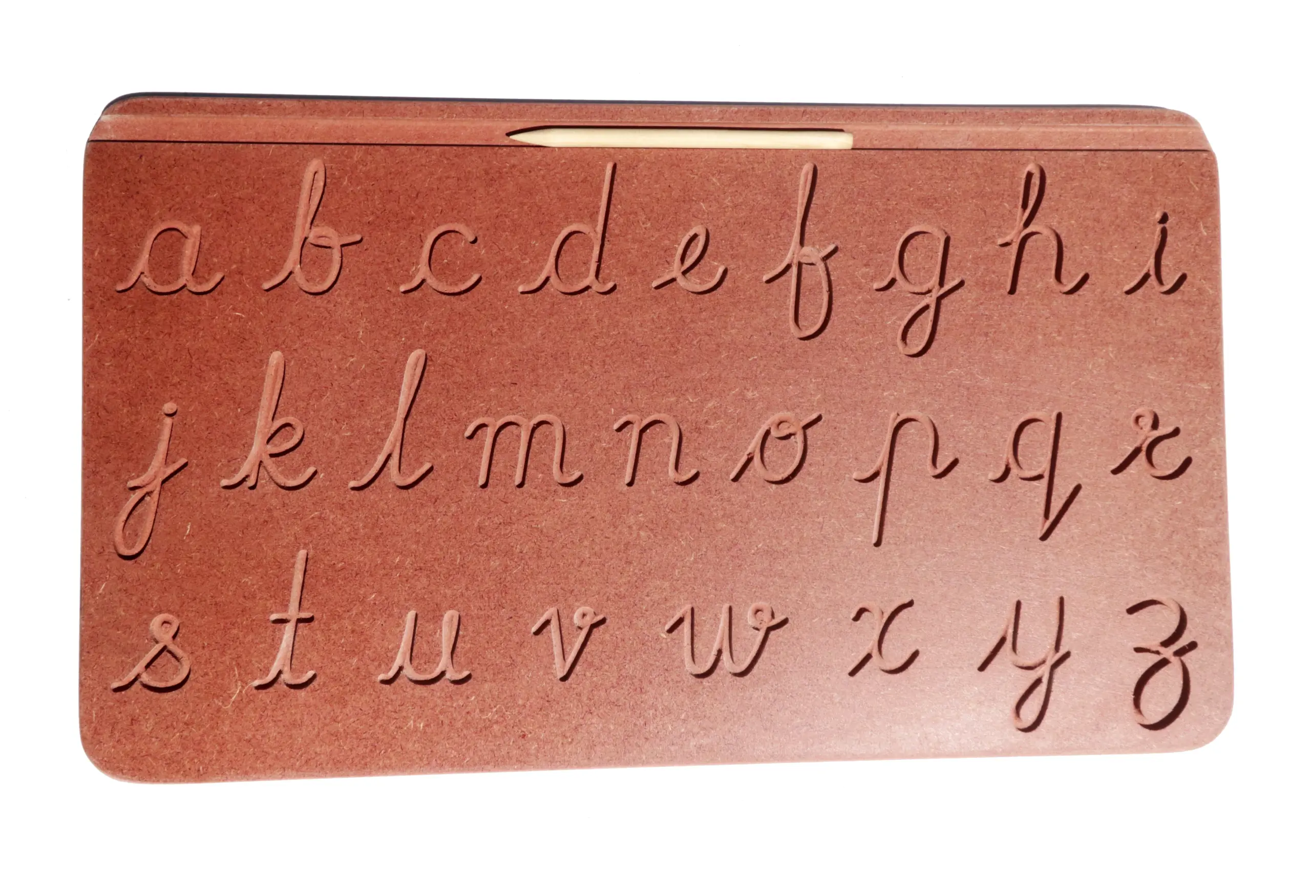 Buy Wooden Small Cursive Alphabet Tracing Board SkilloToys
