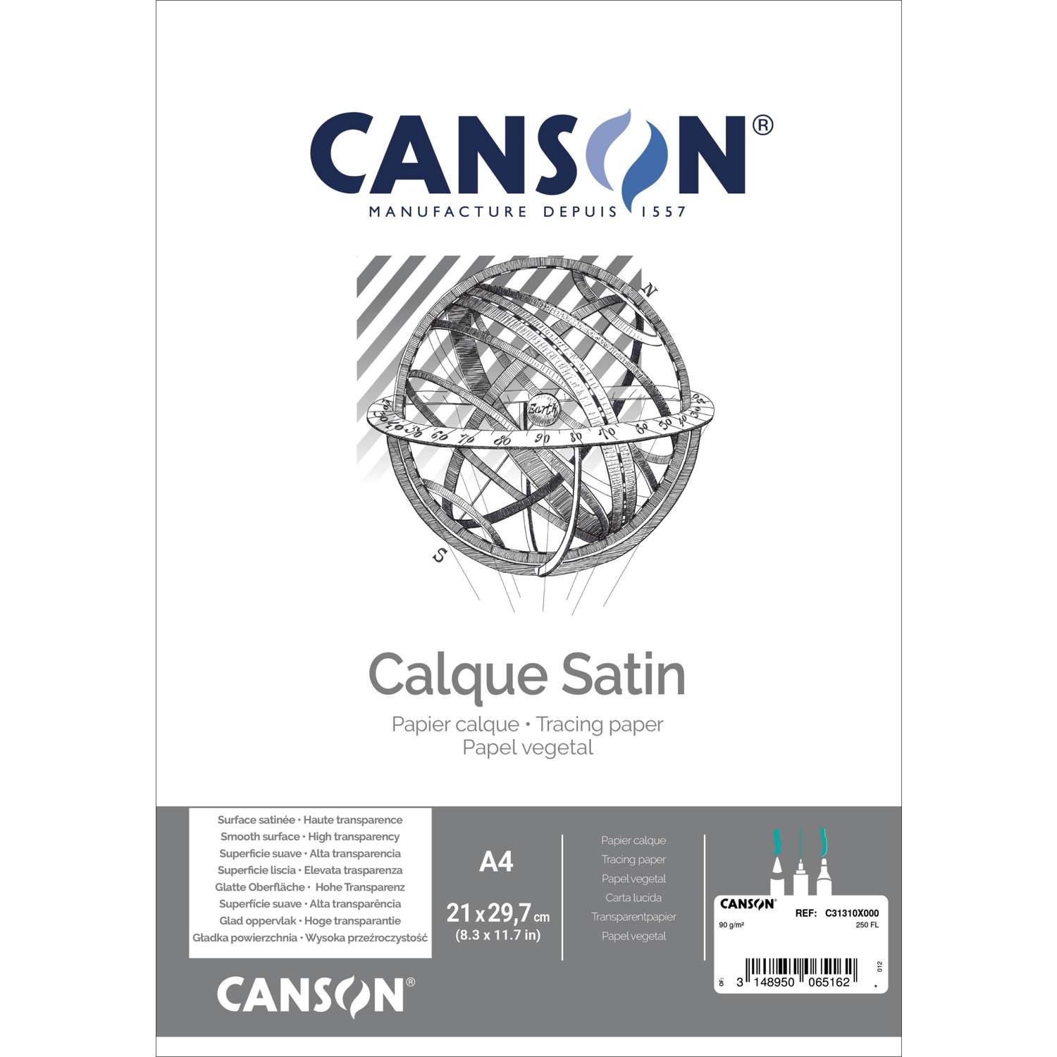 CANSON Highly Transparent Tracing Paper Packs Or Rolls 