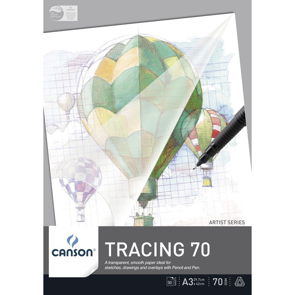 Canson Technical Drawing Canson Balloon 70 75Gsm Pad 50 