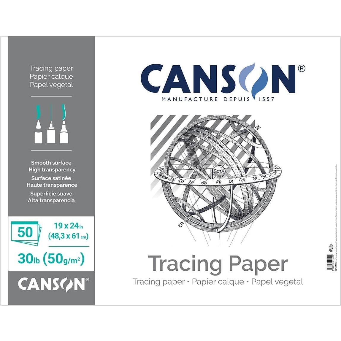 Canson Tracing Pad 19 X 24 FLAX Art amp design