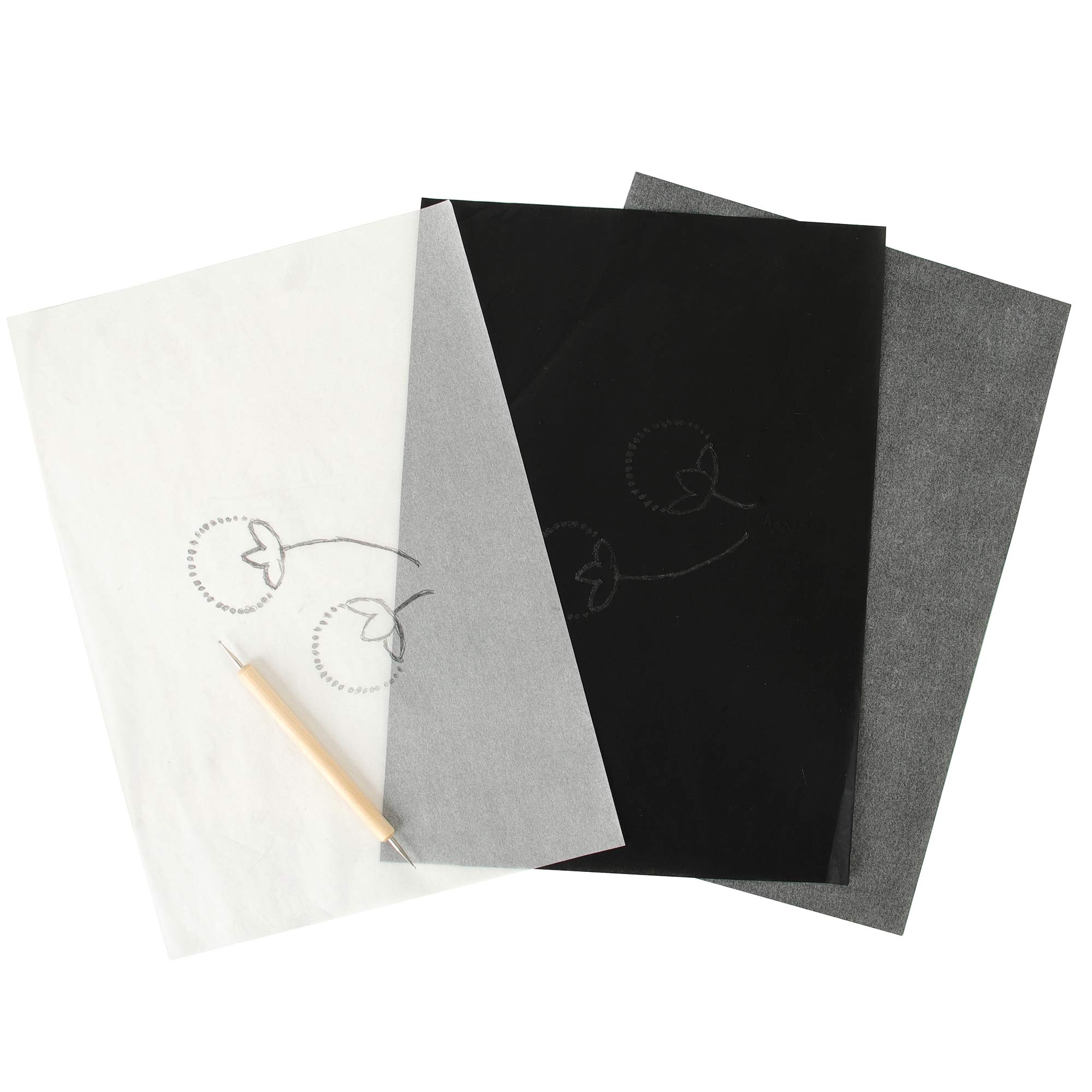 Carbon Transfer Paper And White Paper Black Graphite Transfer 