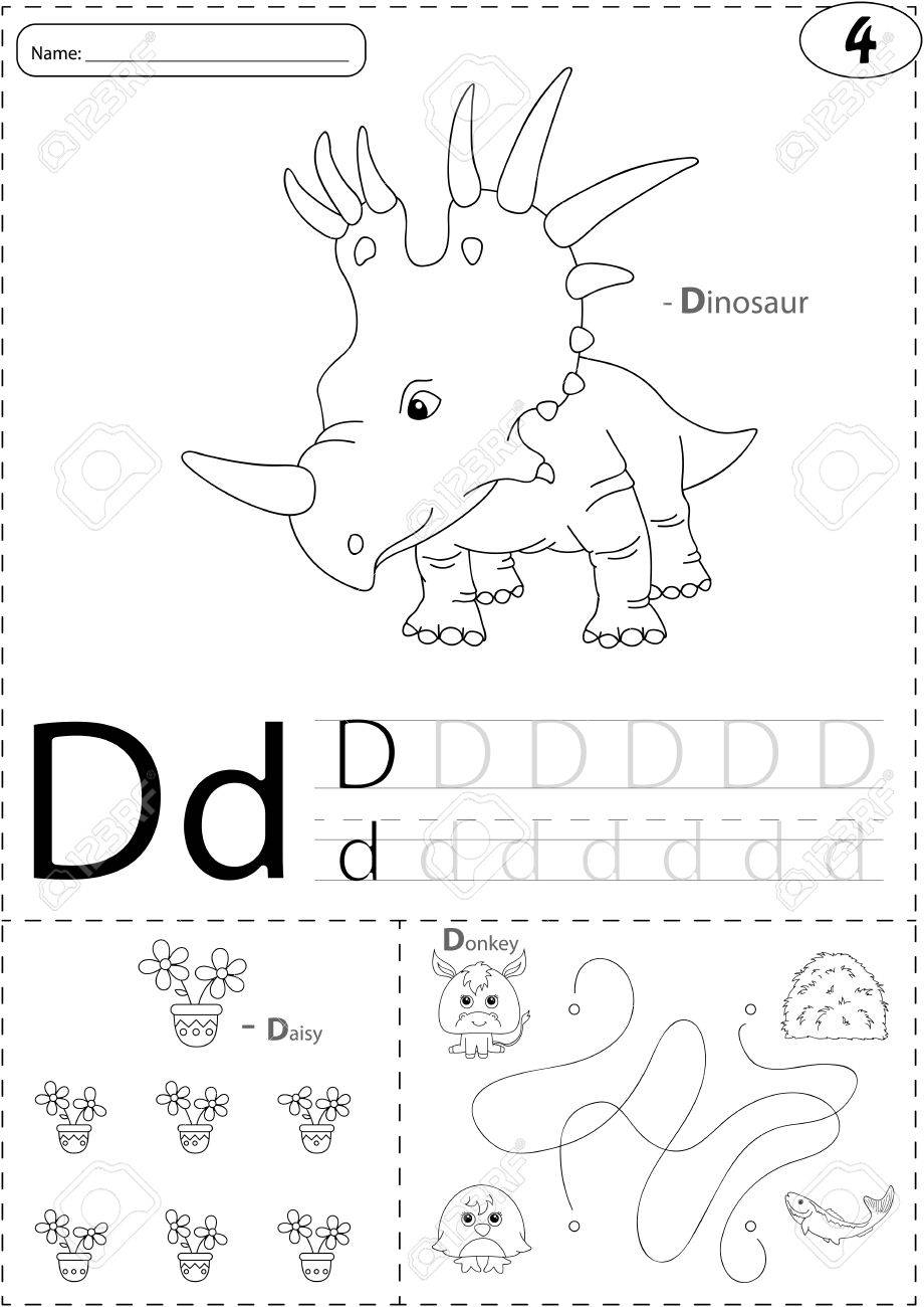 Dinosaur Alphabet Tracing