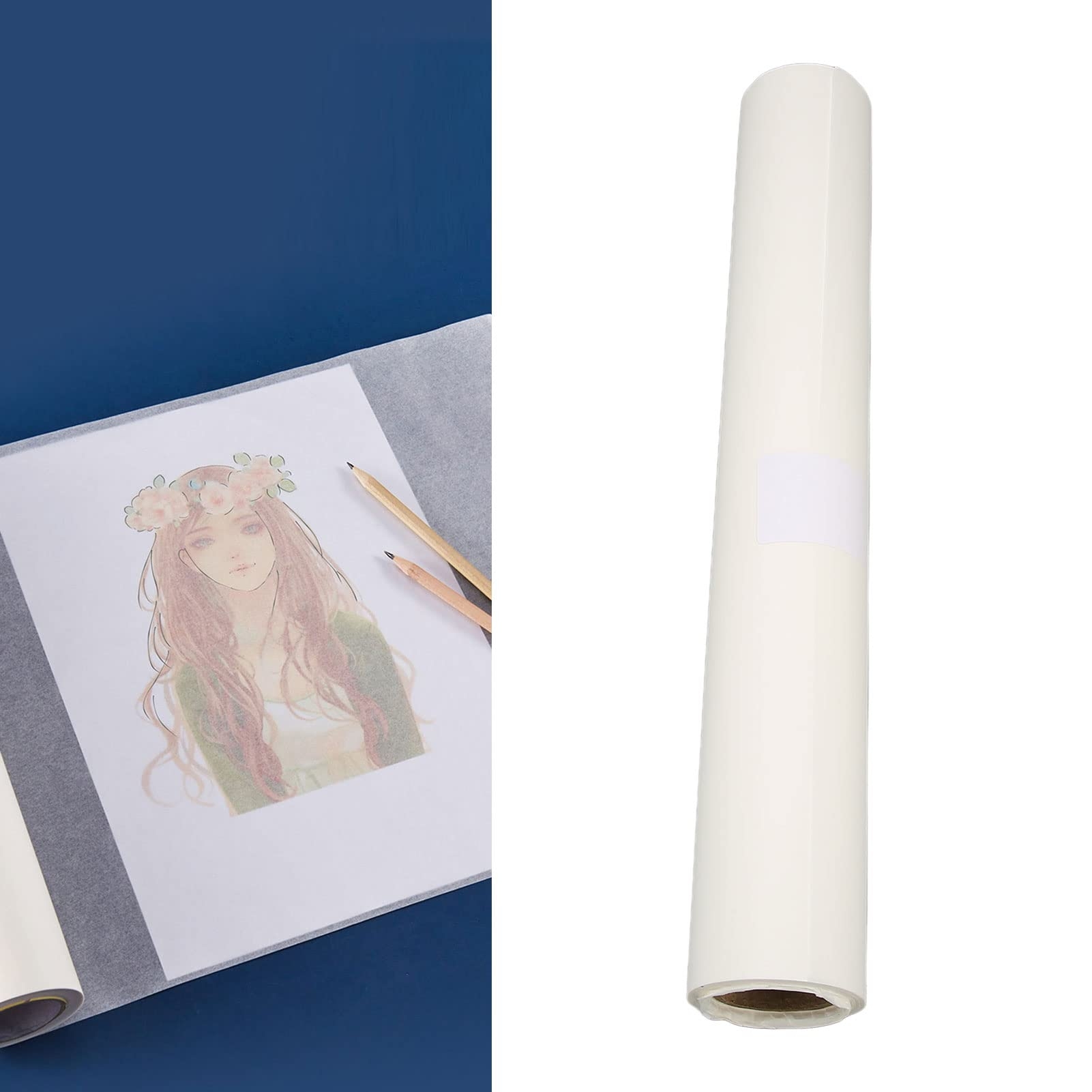 Chalk Paper Roll Pattern Paper Tracing Paper Roll White Pattern Paper With High Transparency For Sewing Dressmaking Sketch Drawing 46m Amazon se 