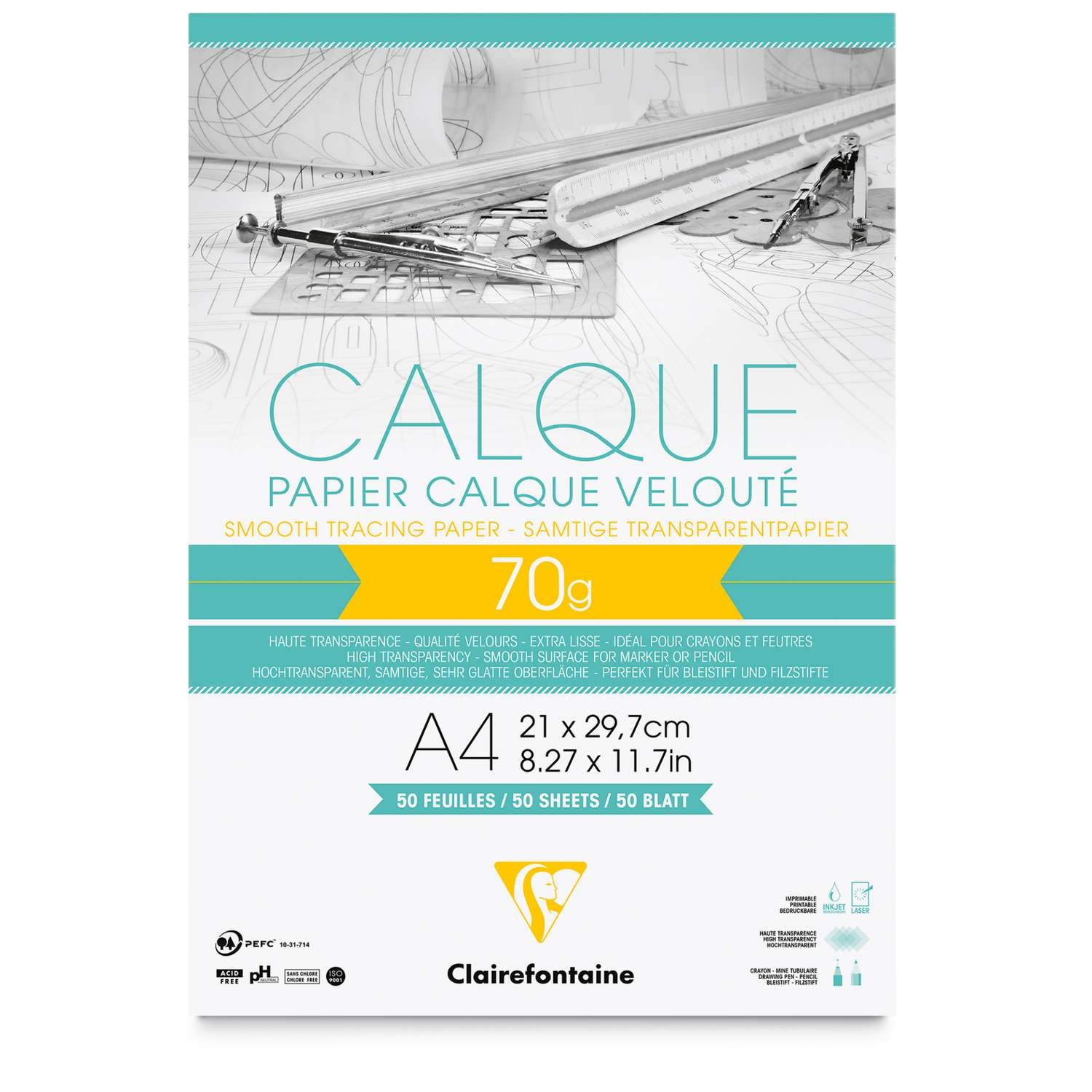 Clairefontaine Smooth Tracing Paper Highly Transparent 