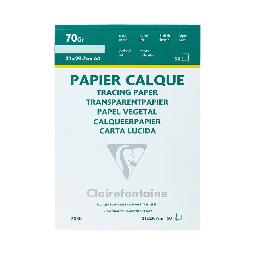 Clairefontaine Tracing Paper Pad A4 Markers N Pens
