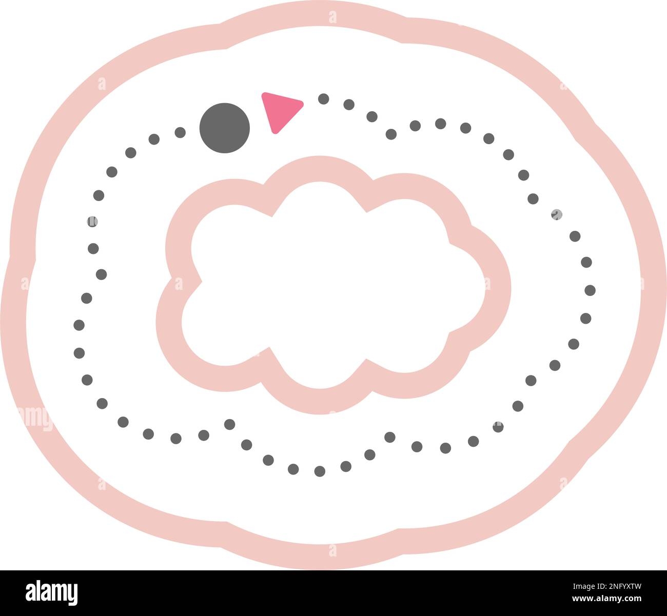 Cloud Dotted Cut Out Stock Images amp Pictures Alamy