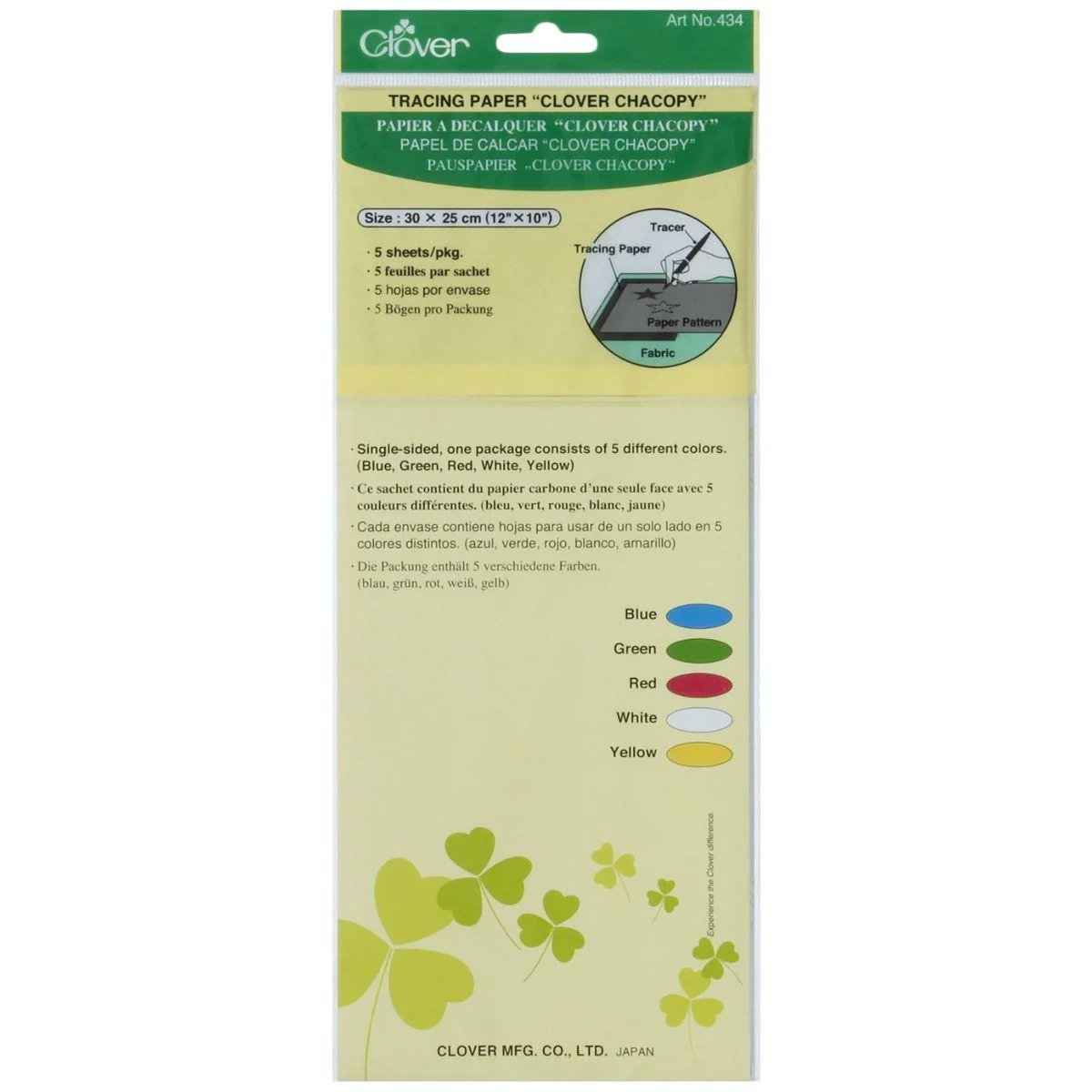 Clover Tracing Paper Chacopy Guthrie amp Ghani