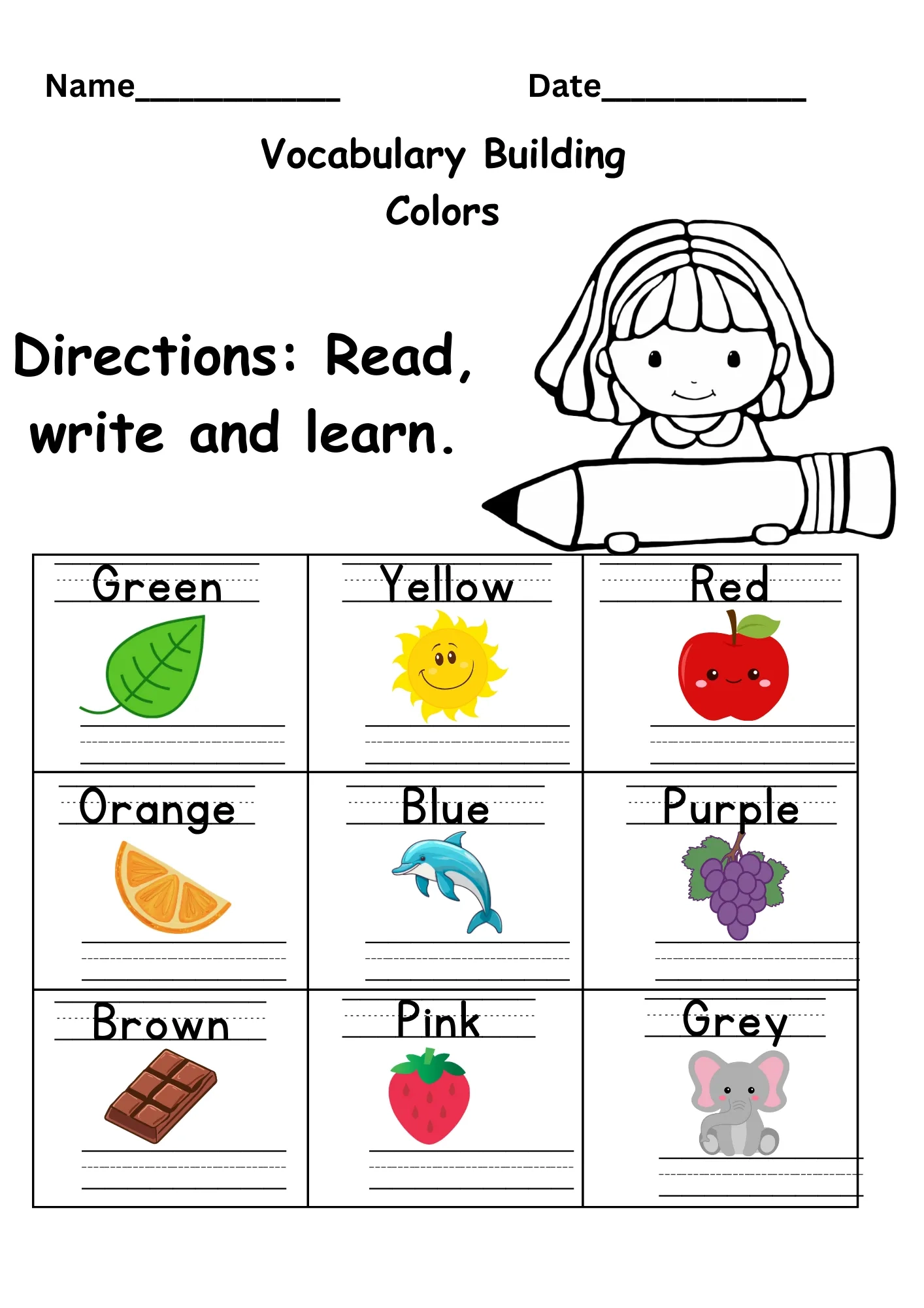 Color Names Worksheets Kindergarten Free Downloadable Worksheets Color Names Worksheets Kindergarten Free Downloadable Worksheets