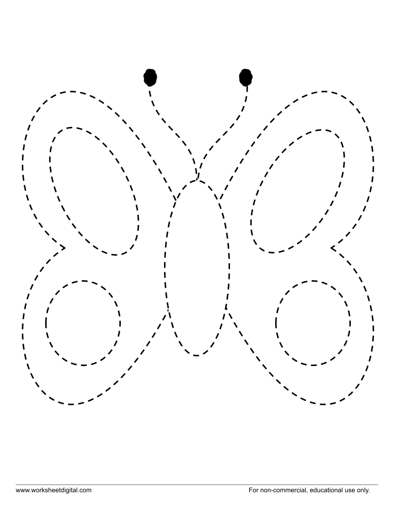 Coloring Butterfly Worksheet Digital 1 Teacher Made Resources