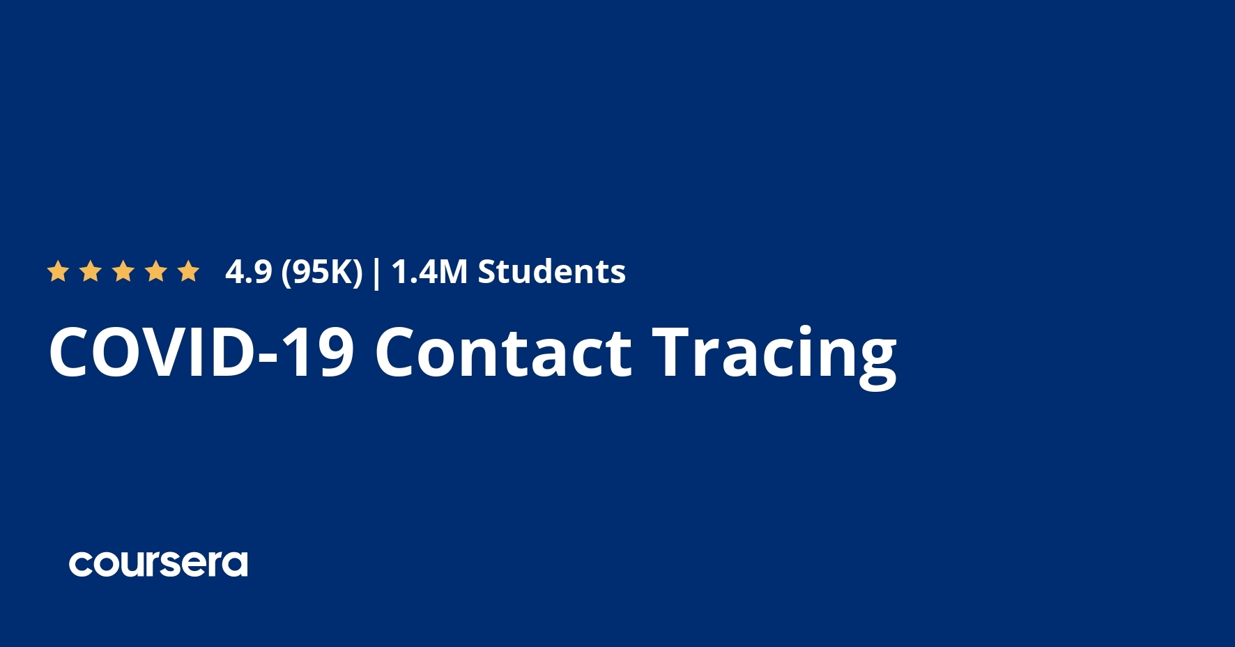 COVID 19 Contact Tracing Coursera