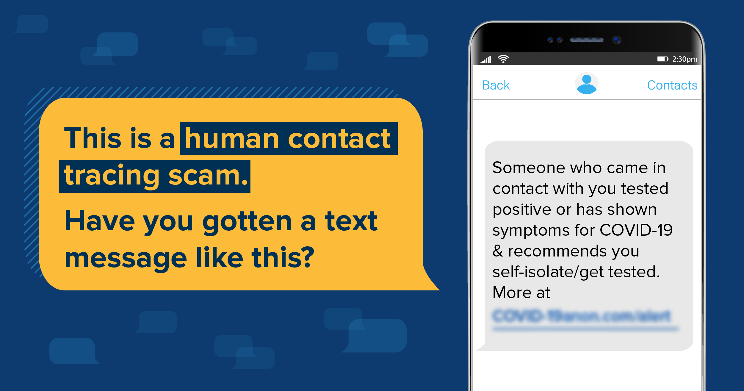 COVID 19 Contact Tracing Text Message Scams Consumer Advice