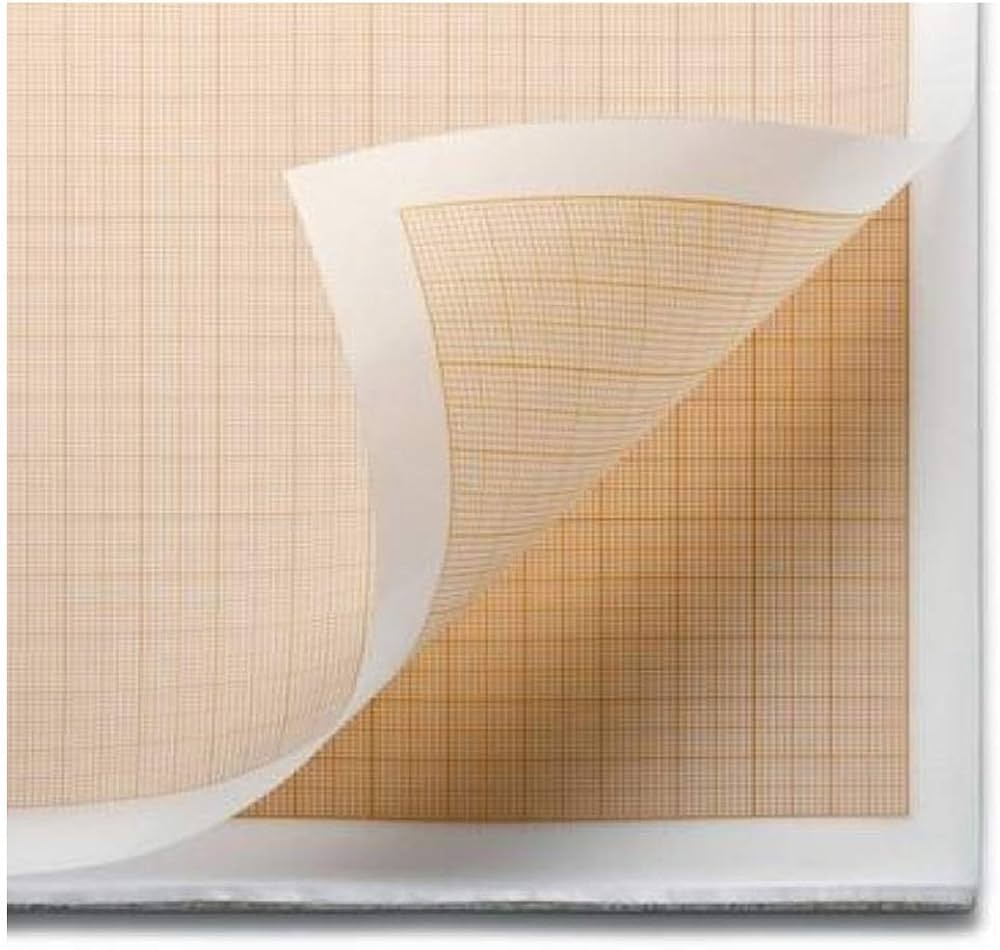 CRAFTWAFT TRACING Graph Paper Sheets Pack Of 50 Pcs 