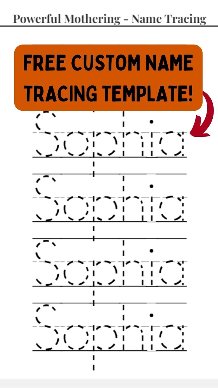 Name Tracing Generator Free
