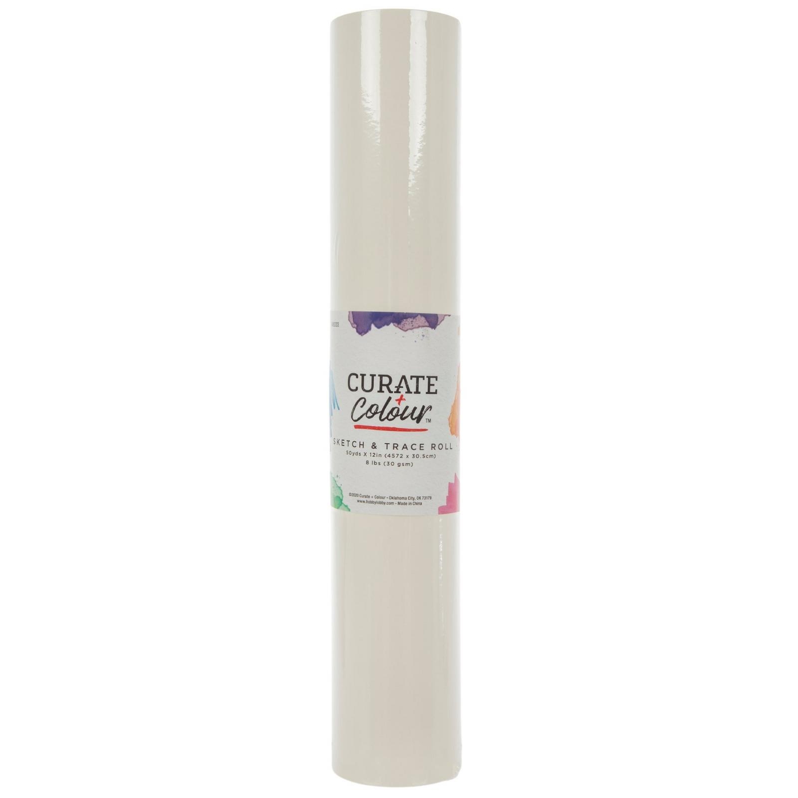 Curate Colour Sketch amp Trace Paper Roll 12 Hobby Lobby 