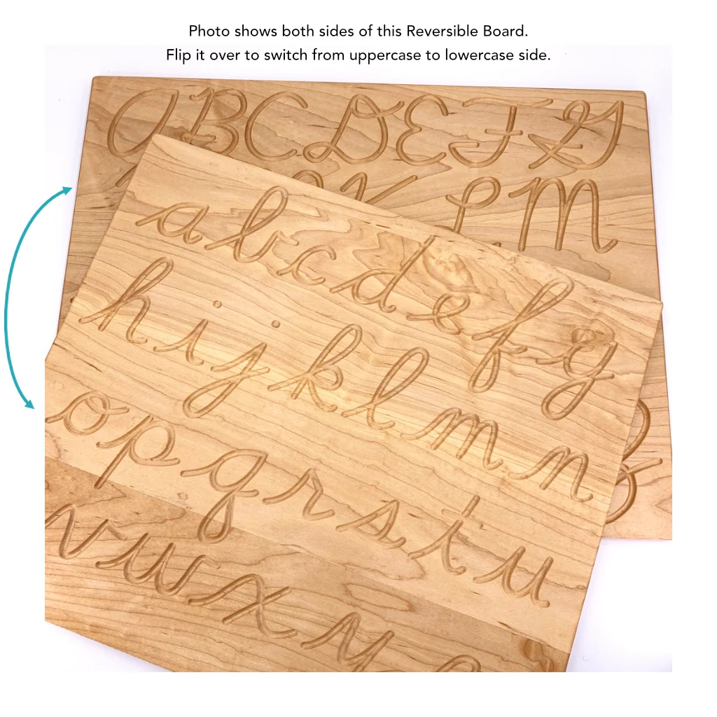 Cursive Alphabet Tracing Board Treasures From Jennifer