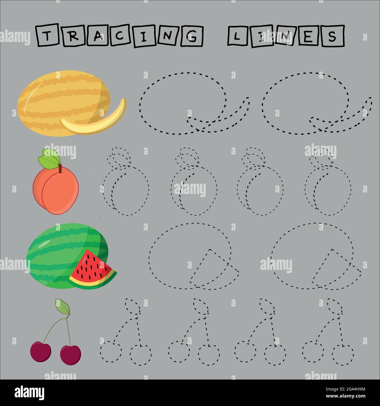 Developing An Activity For Children The Tracing The Lines Of 