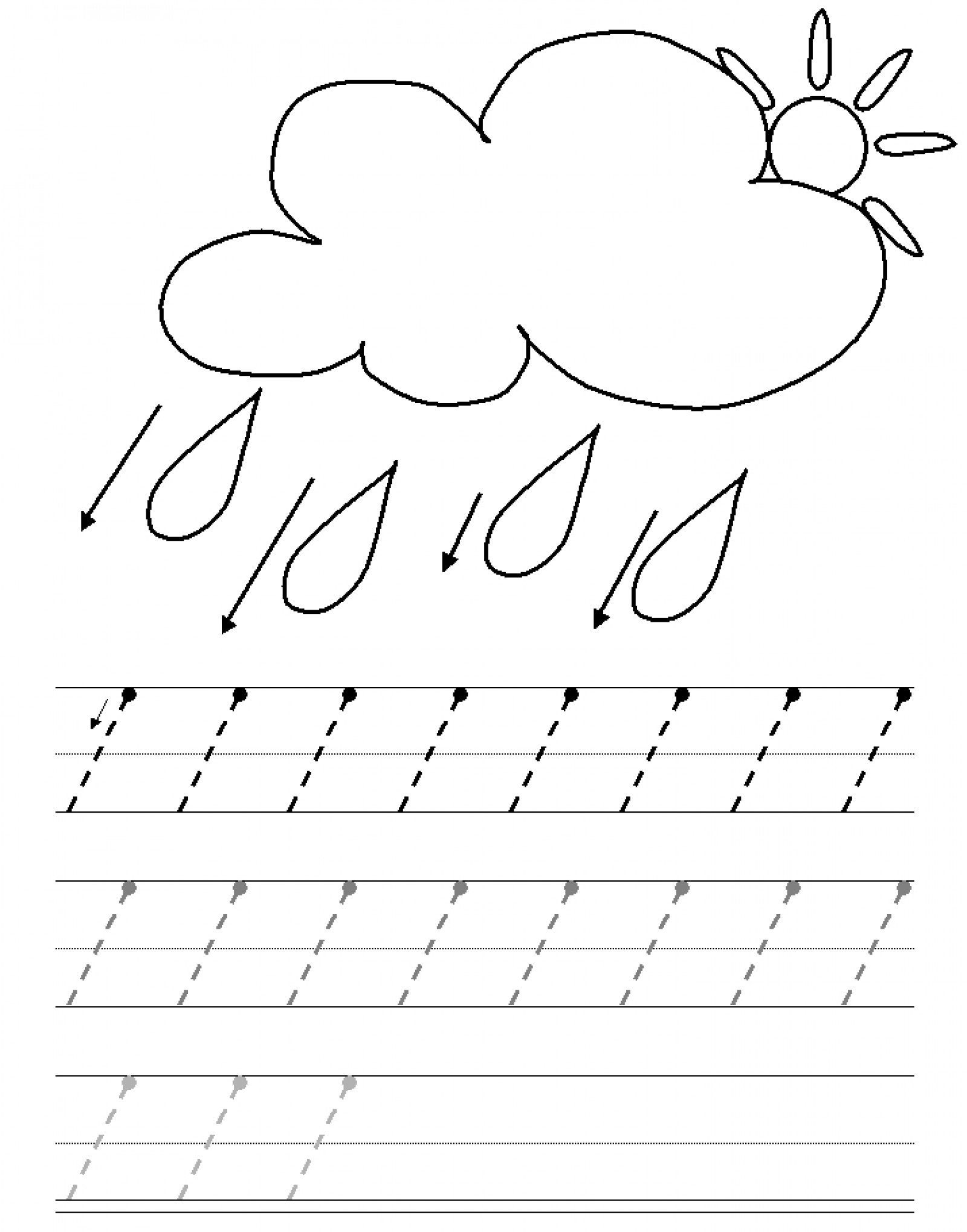 Diagonal Left Lines Tracing Practice LoveToTeach