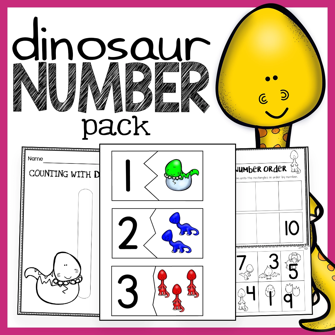 Dinosaur Number Fun The Super Teacher