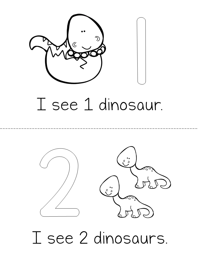 Dinosaur Number Fun The Super Teacher