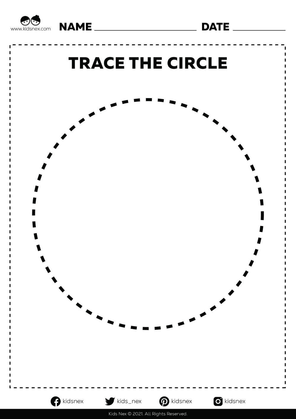 Discover 11 Tracing Circles And Kindergarten Worksheets Ideas On 