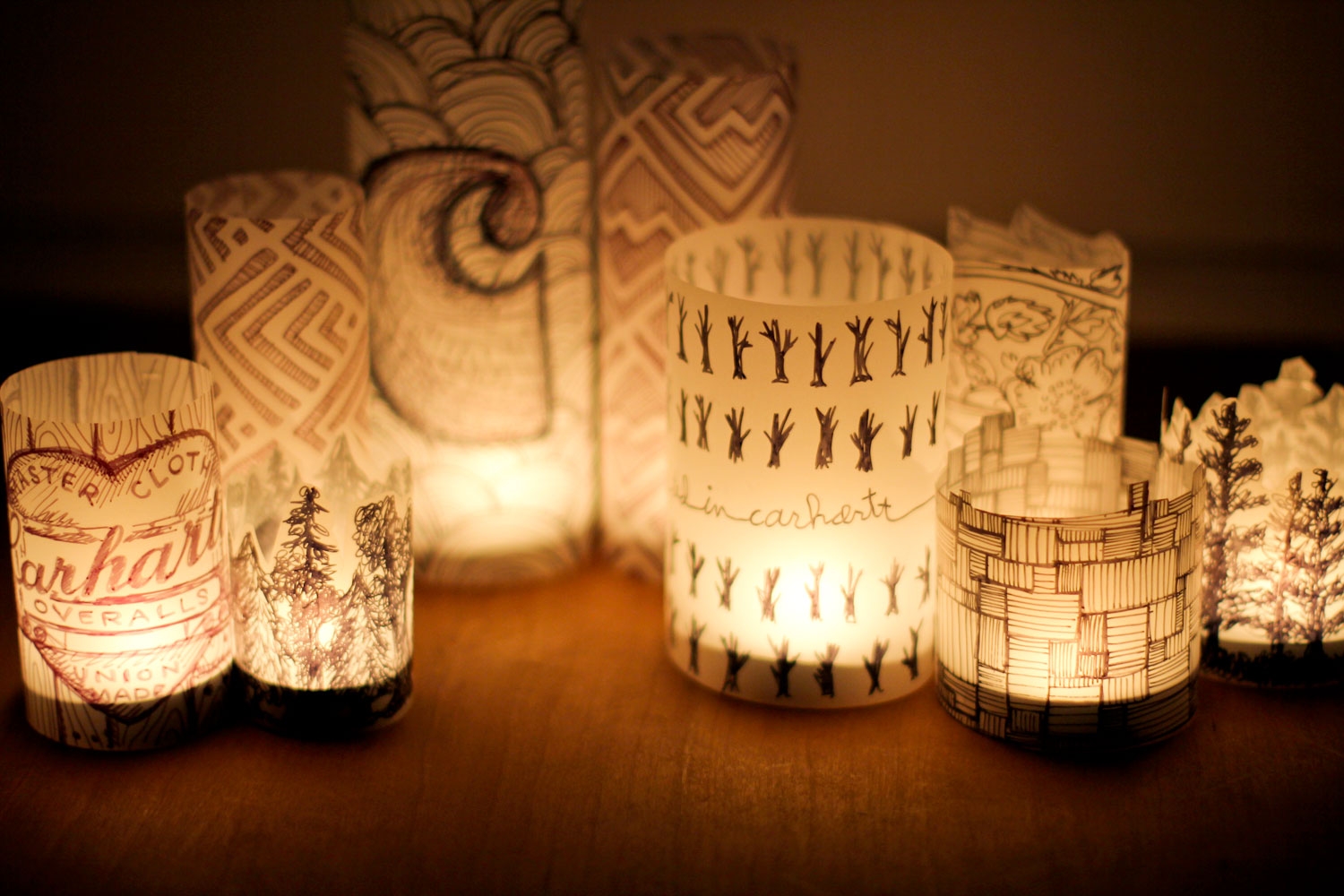 DIY Paper Lantern Crafted In Carhartt