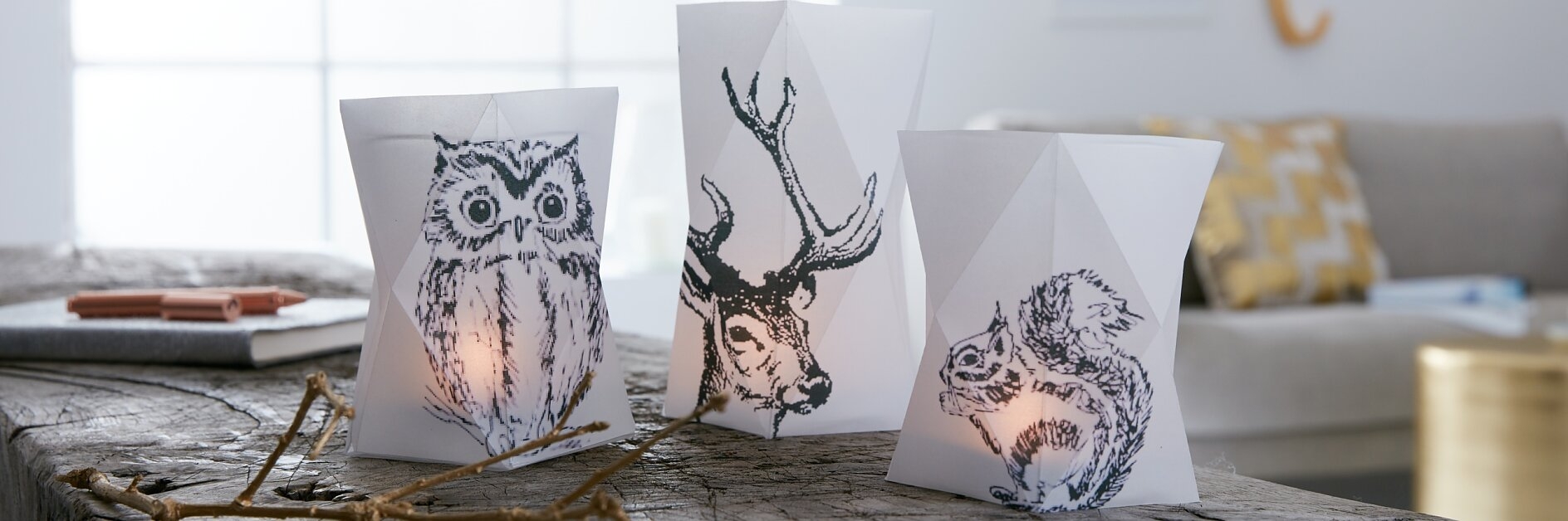 Tracing Paper Lantern