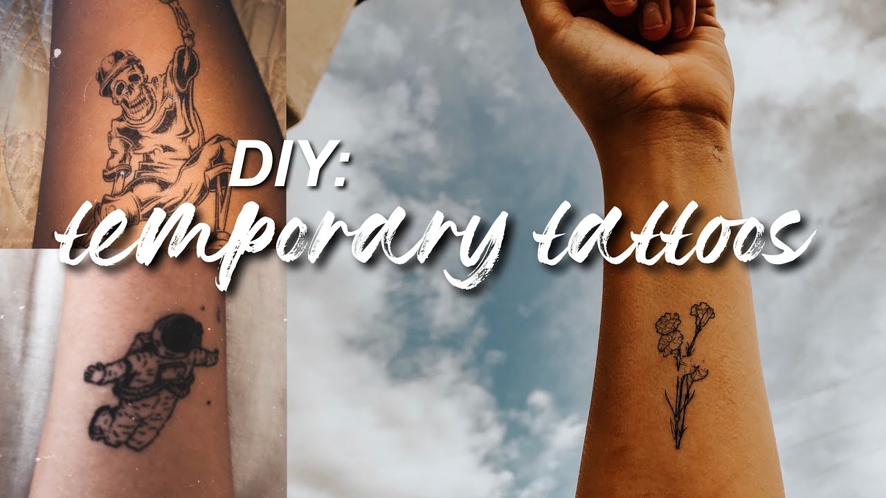 Temporary Tattoo With Tracing Paper