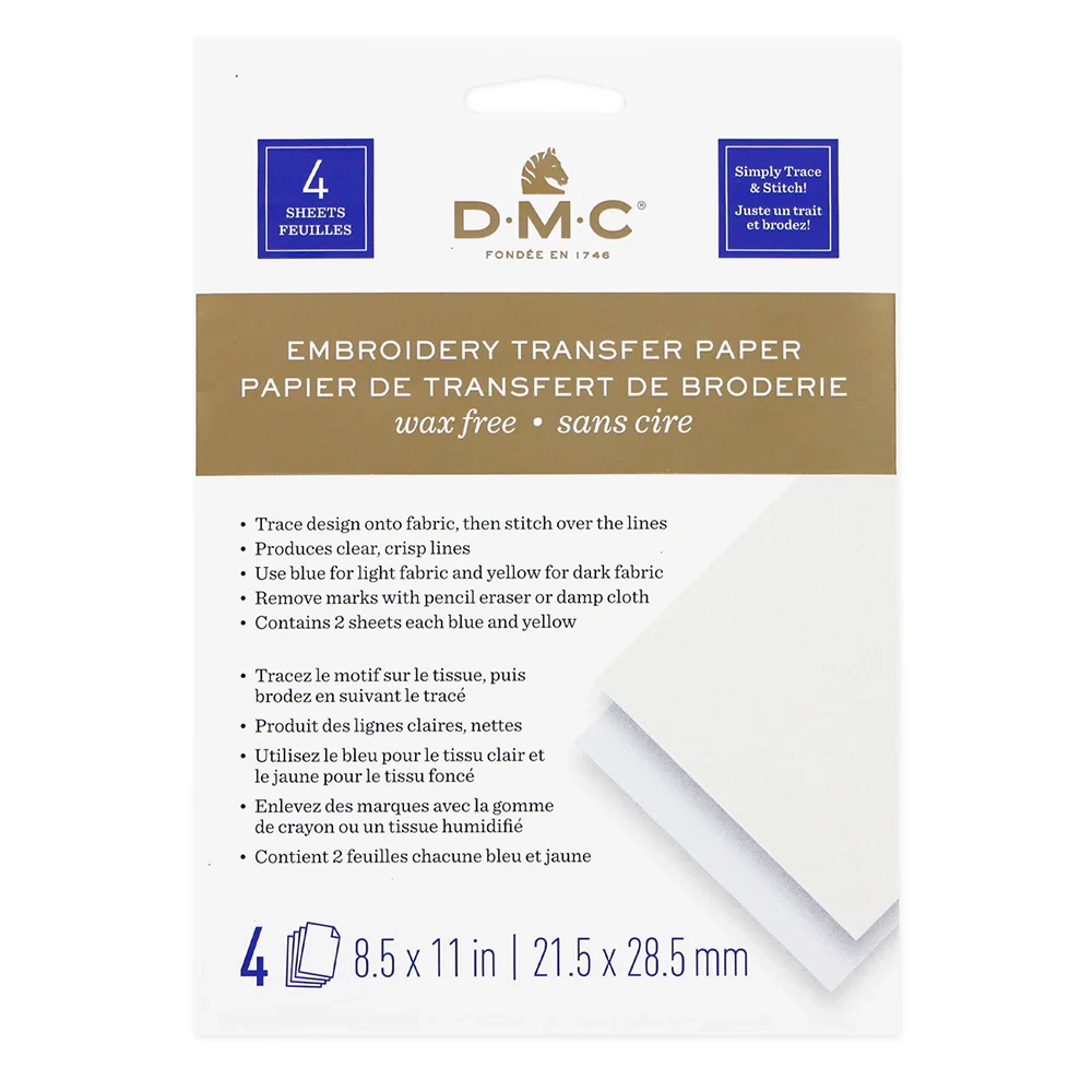 DMC Embroidery Tracing Transfer Paper Artisanthropy Fibre Arts